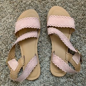 qupid lace up sandals